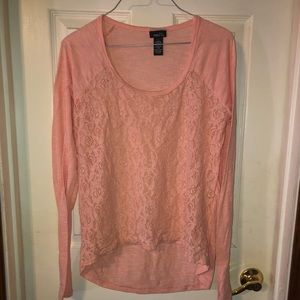 Light pink long sleeve shirt